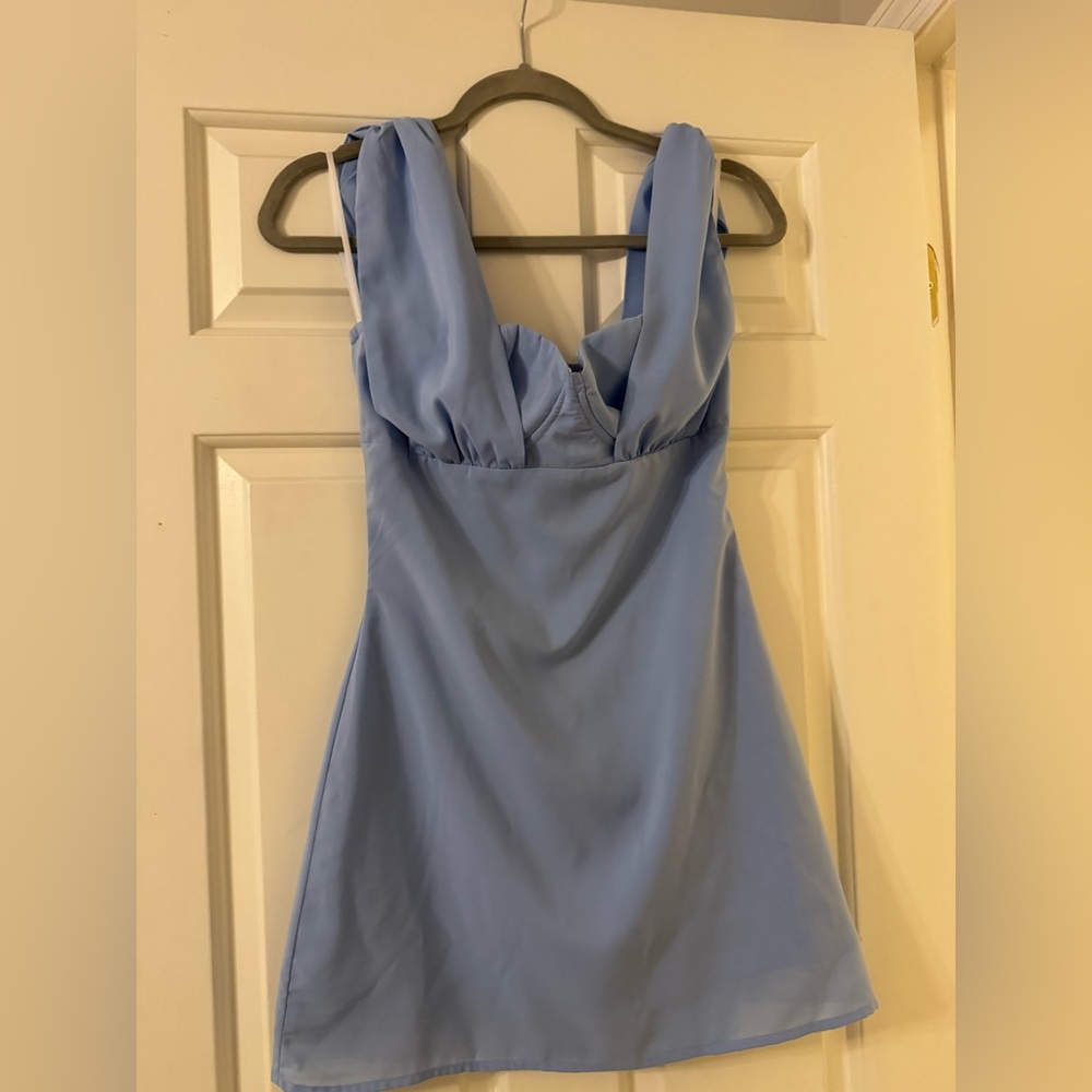 Princess Polly Sky Blue Dress